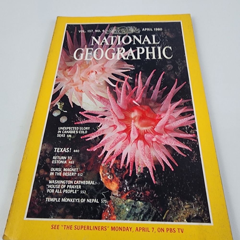 National Geographic Magazine April 1980 No Insert